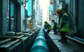 商業ビル排水設備工事